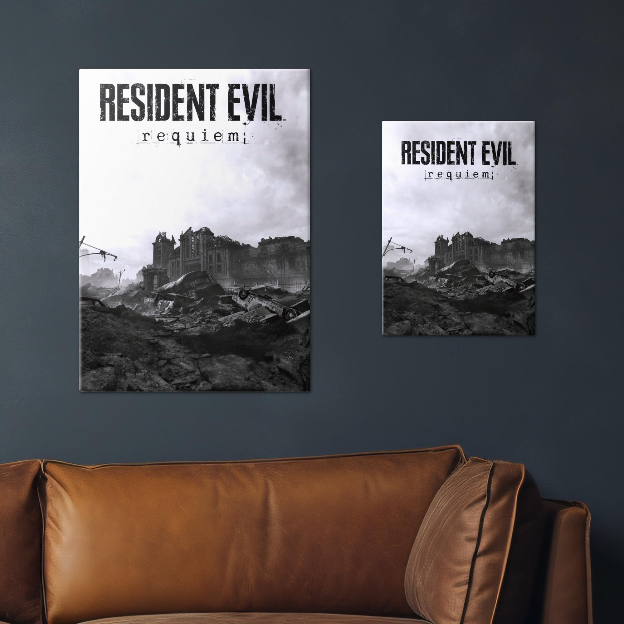 Displate Metallposter Resident Evil Resident Evil Requiem Wanddeko Poster für Schlafzimmer Magnetische Befestigung 32 x 45 cm