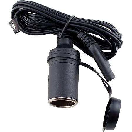 Battery Tender Female Cigarette Adapter Accessory Cable, 12 Volt Lighter Socket with 5 Foot Charging Cable