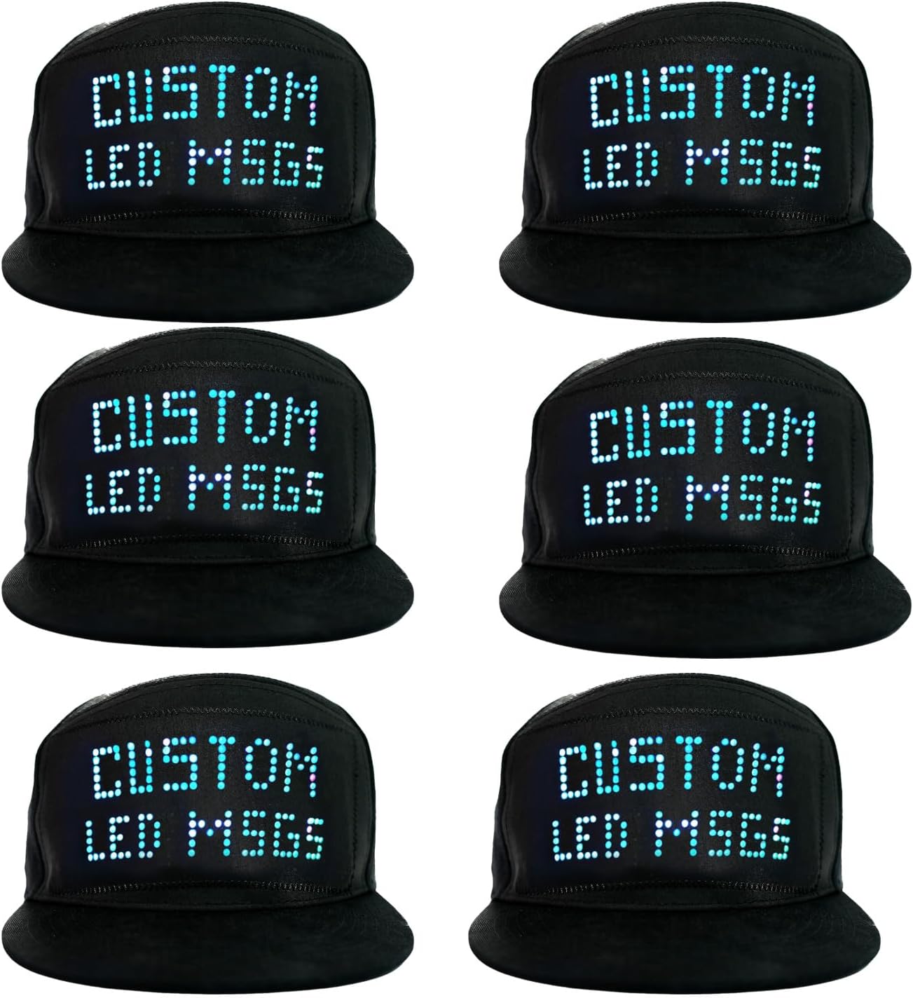 LED Display Baseball Cap with Bluetooth