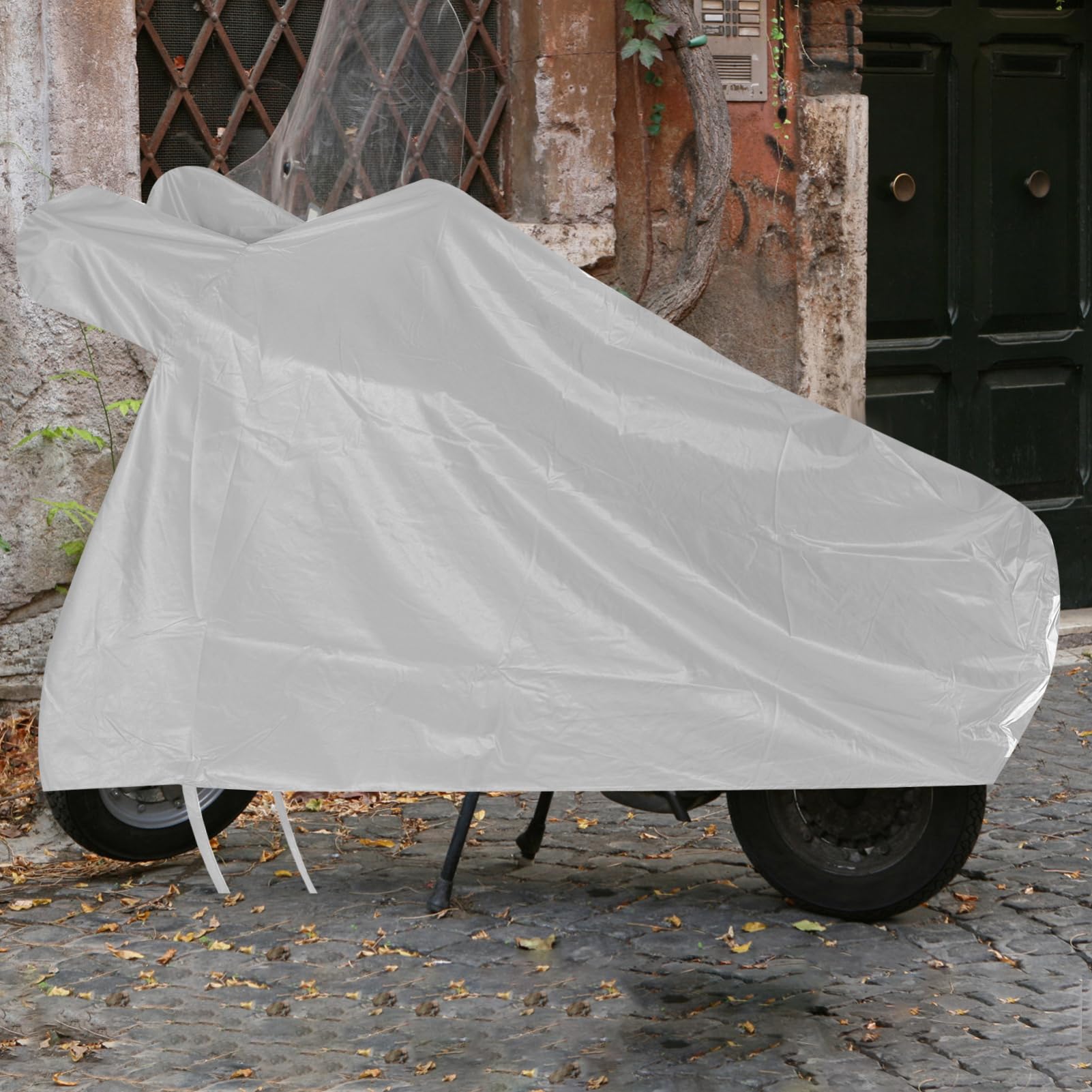 Zerodeko Housse de Protection pour Moto et Vélo, Imperméable, Tissu Oxford, Protection la Pluie, Retrait Rapide, Usage Extérieur