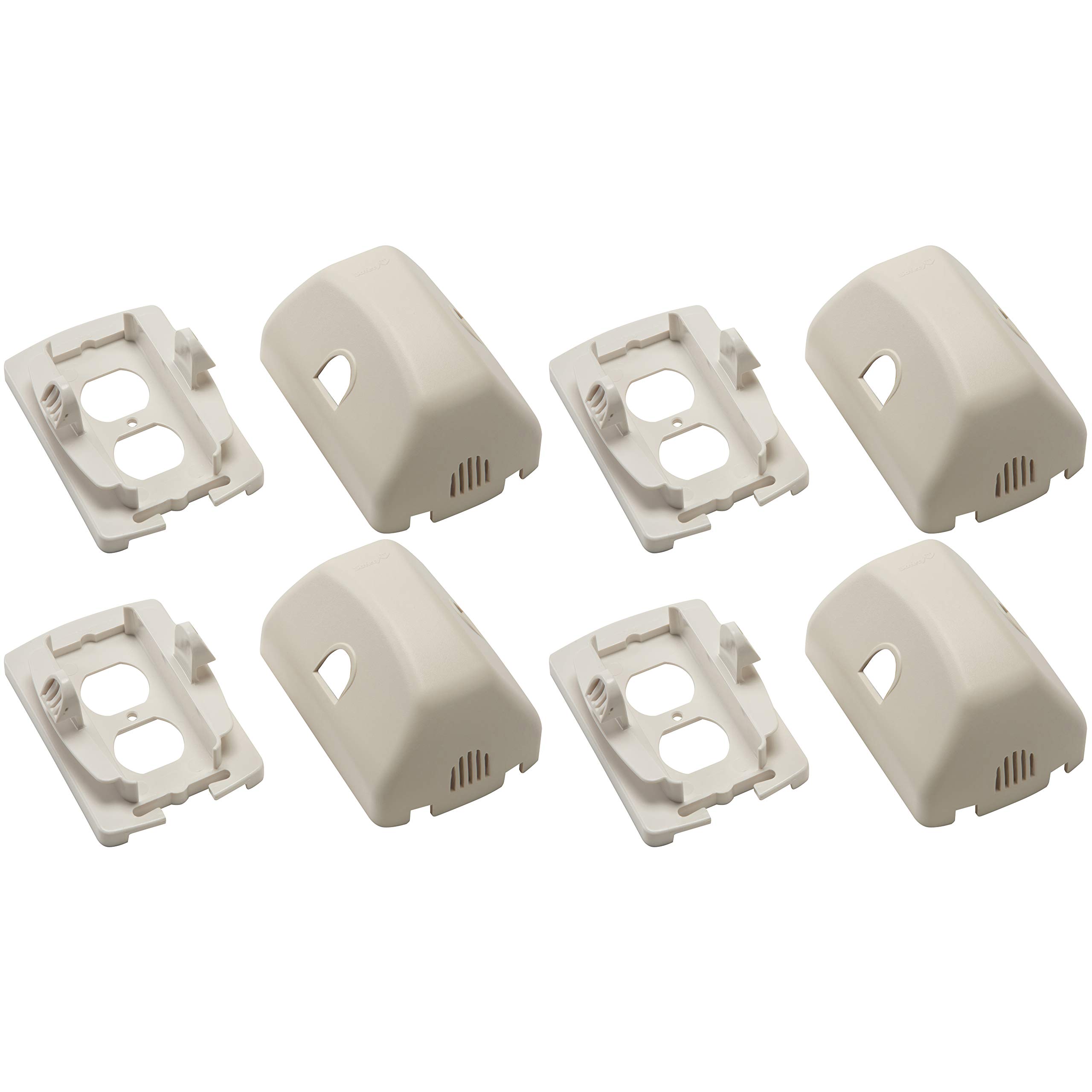 Salida de seguridad, Blanco, 4 Pack De