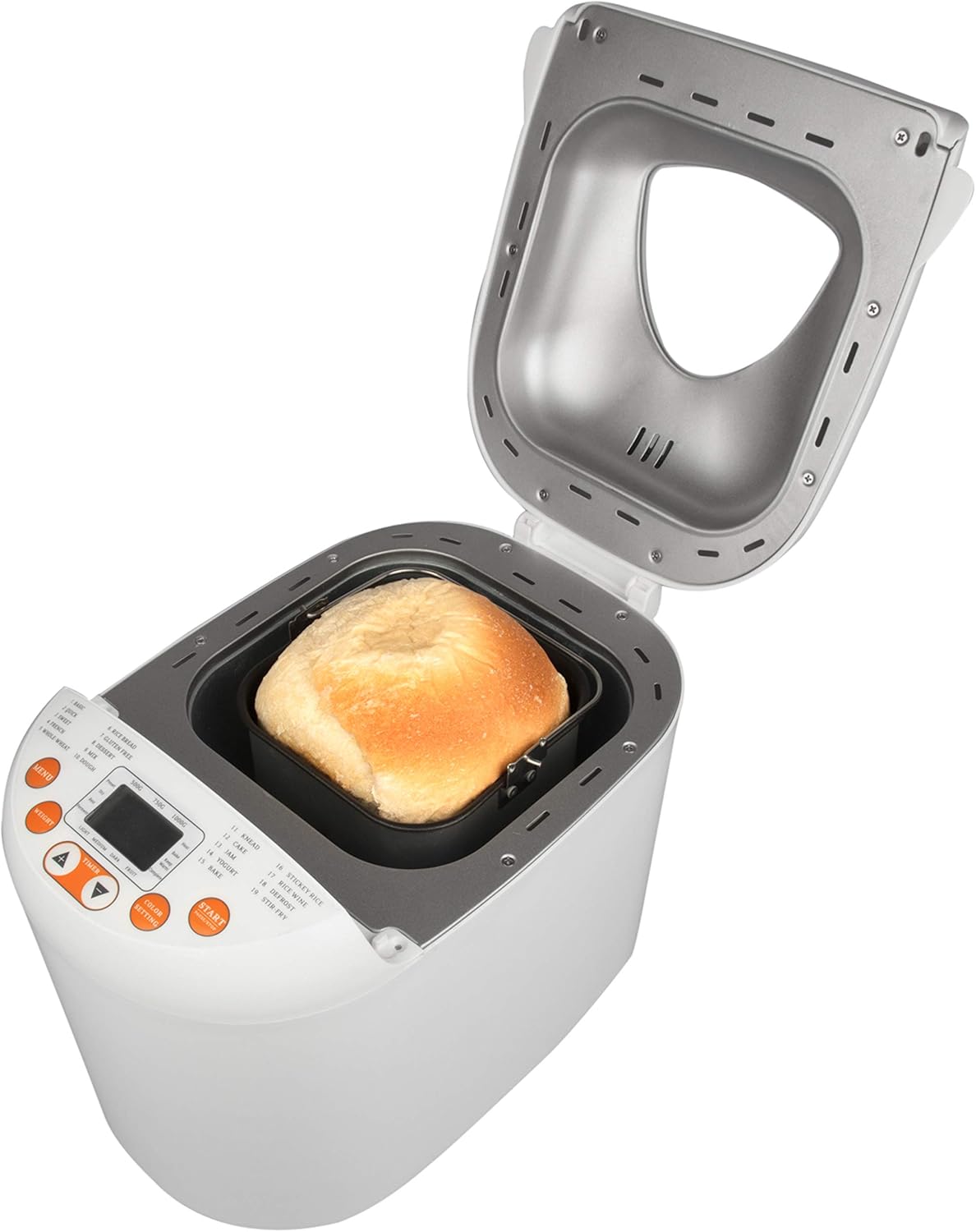 MasterChef Bread Maker with a loaf of bread baking inside