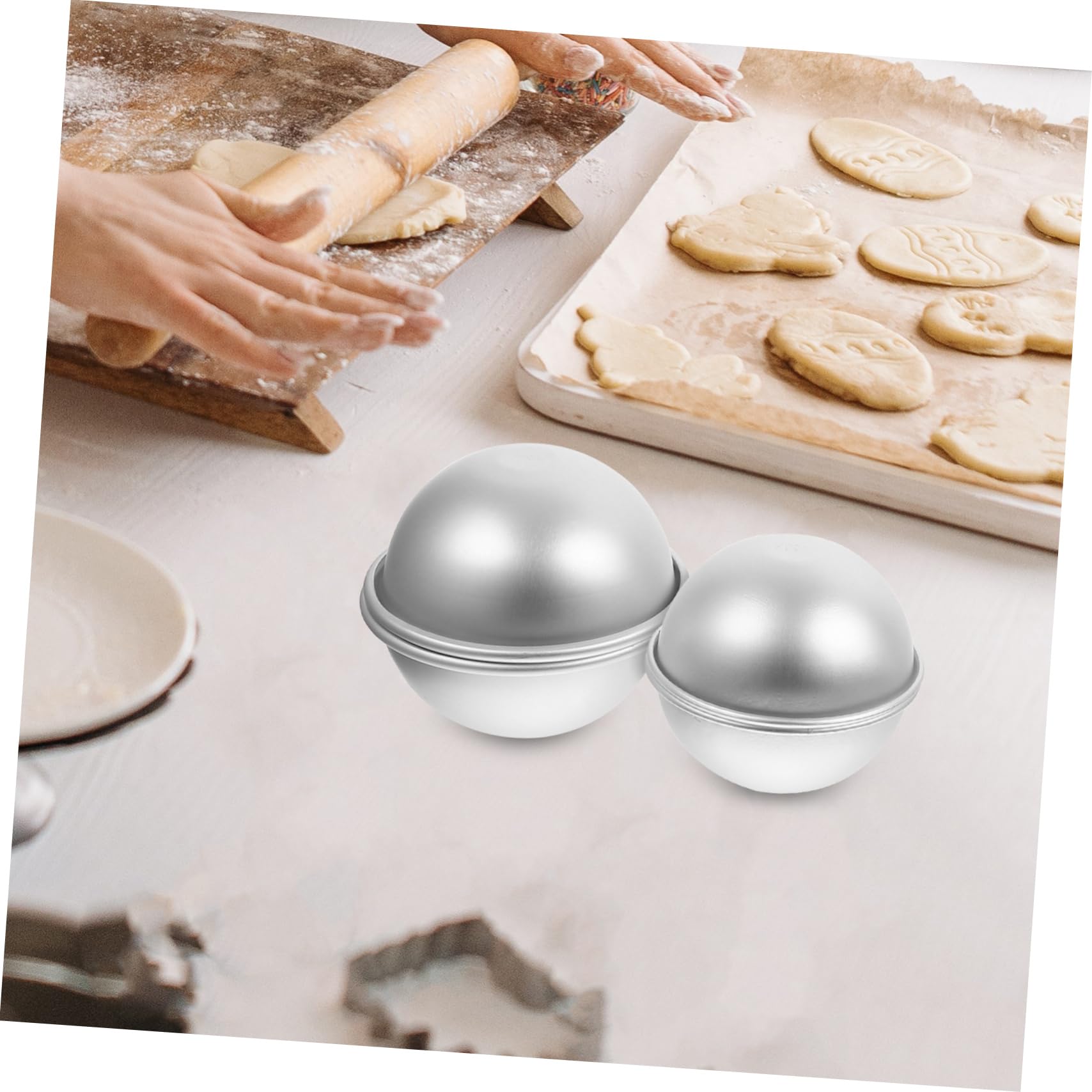 OSALADI 3 Ensembles Moules À Gâteau De Moules Pour Diy Outils De Boulangerie Pratiques Pour Gâteaux Et Artisanat À Domicile 5 Paires*3