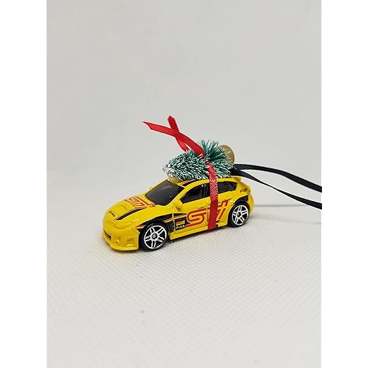 3" Christmas Ornament Off Road Ornament perfect for Subaru WRX STI owners by Speedtails | Gift Ideas 2021 (Yellow)