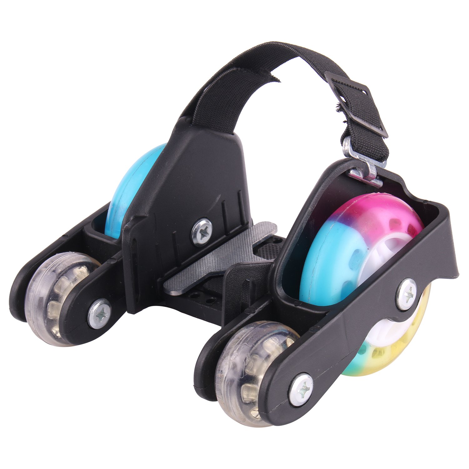 StraussFlashing Street Roller - Black, One Size