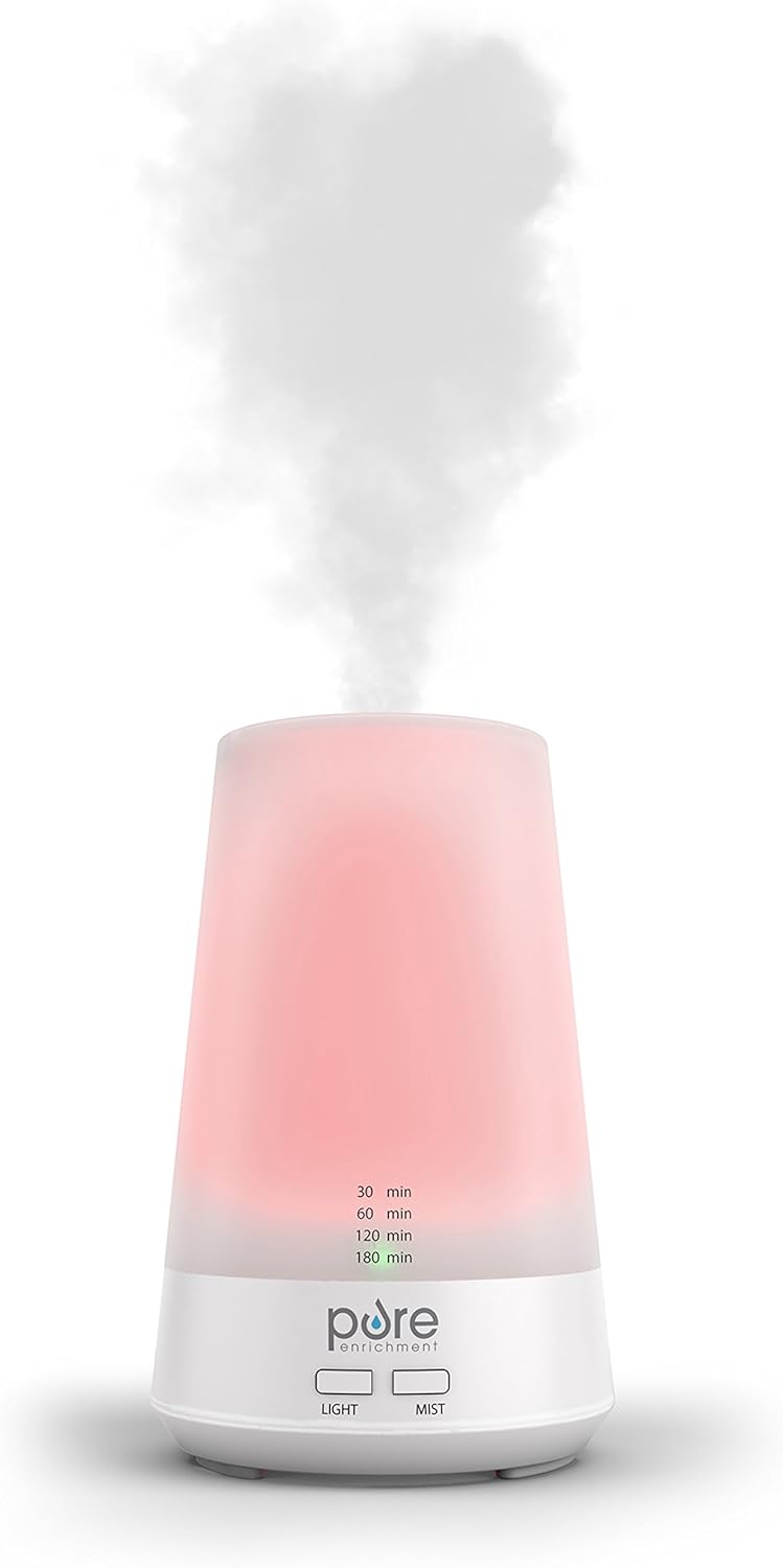 PureSpa Essence Ultrasonic Aromatherapy Oil Diffuser with Color-Changing Mood Light