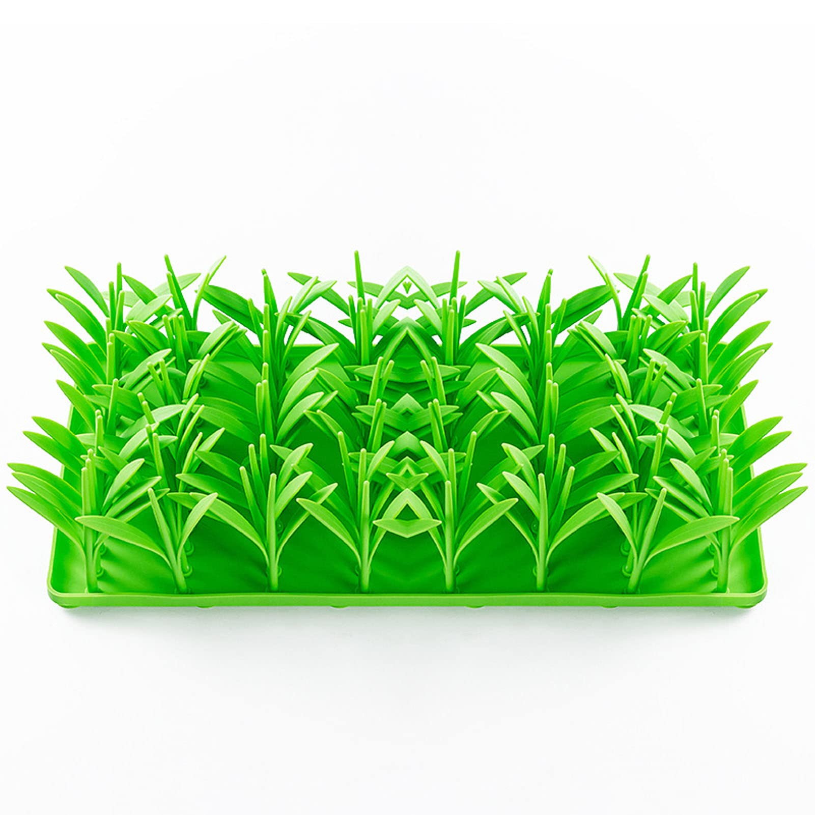 Futtersuchmatte für Hunde, Weiches Silikon, Grünes Gras, Schnüffelmatte, Leckmatte, Futterwerkzeug für Haustiere, Katzen, Hunde