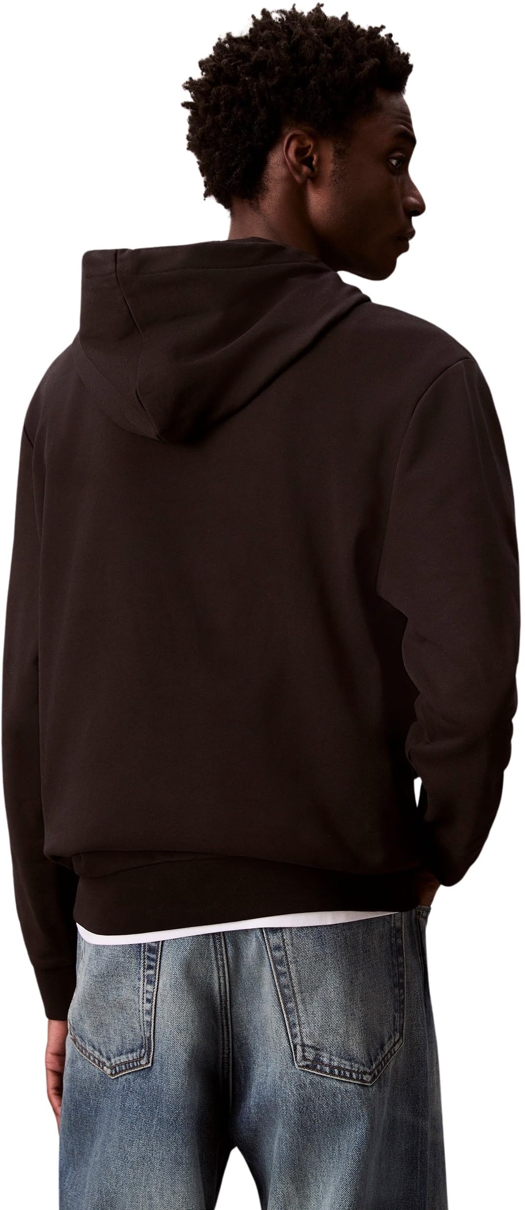 Calvin Klein Hoodie Hombre Terry Badge con Capucha