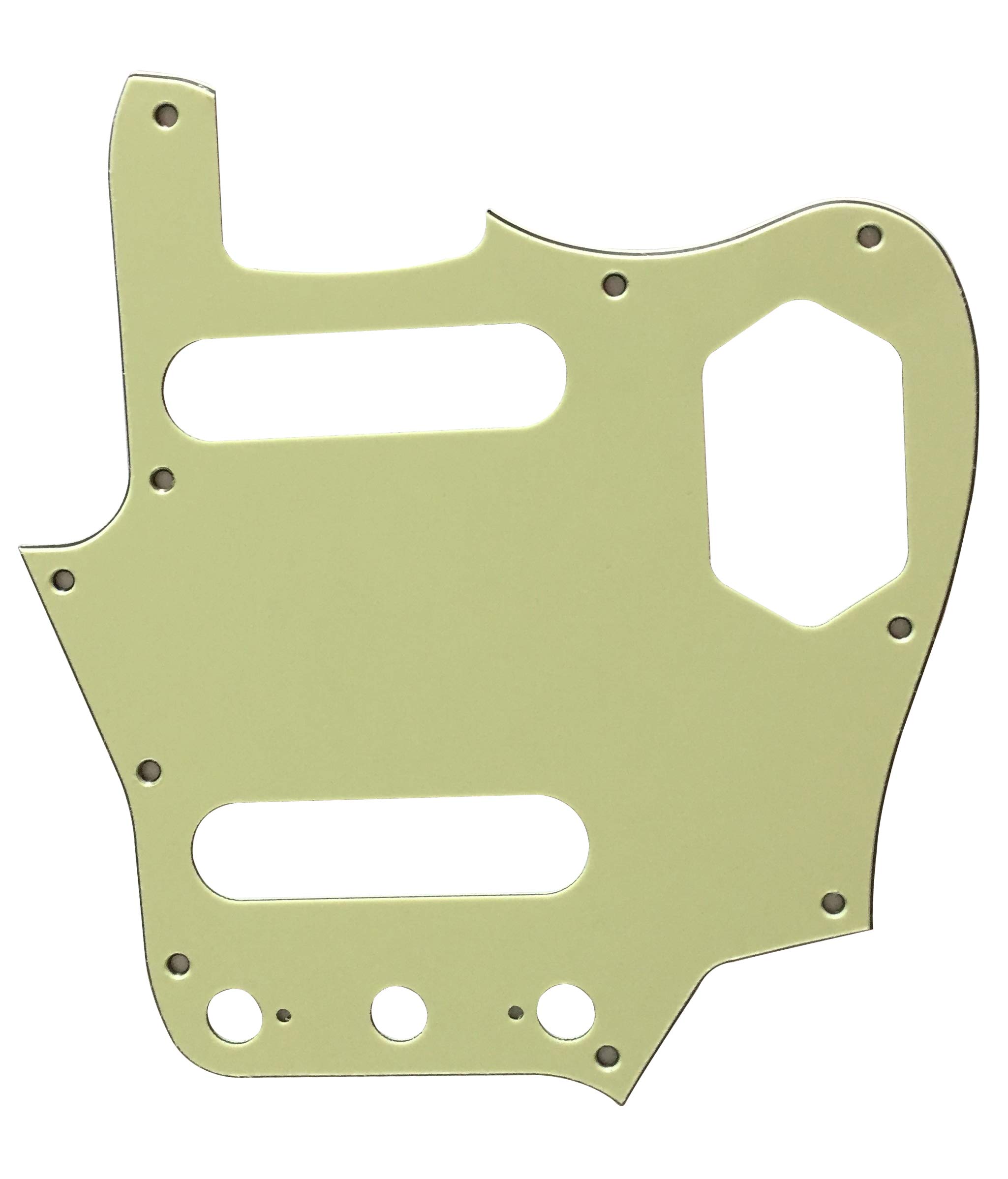 Guitar Parts For Fender US Classic Player Jaguar Guitar Pickguard (3 Ply Vintage Green)