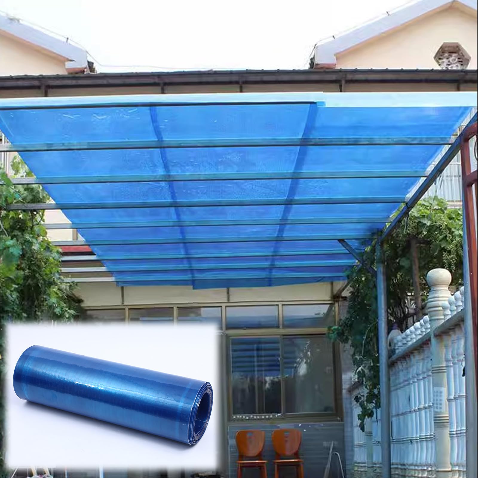 Feuille de toiture polycarbonate 1mm translucide