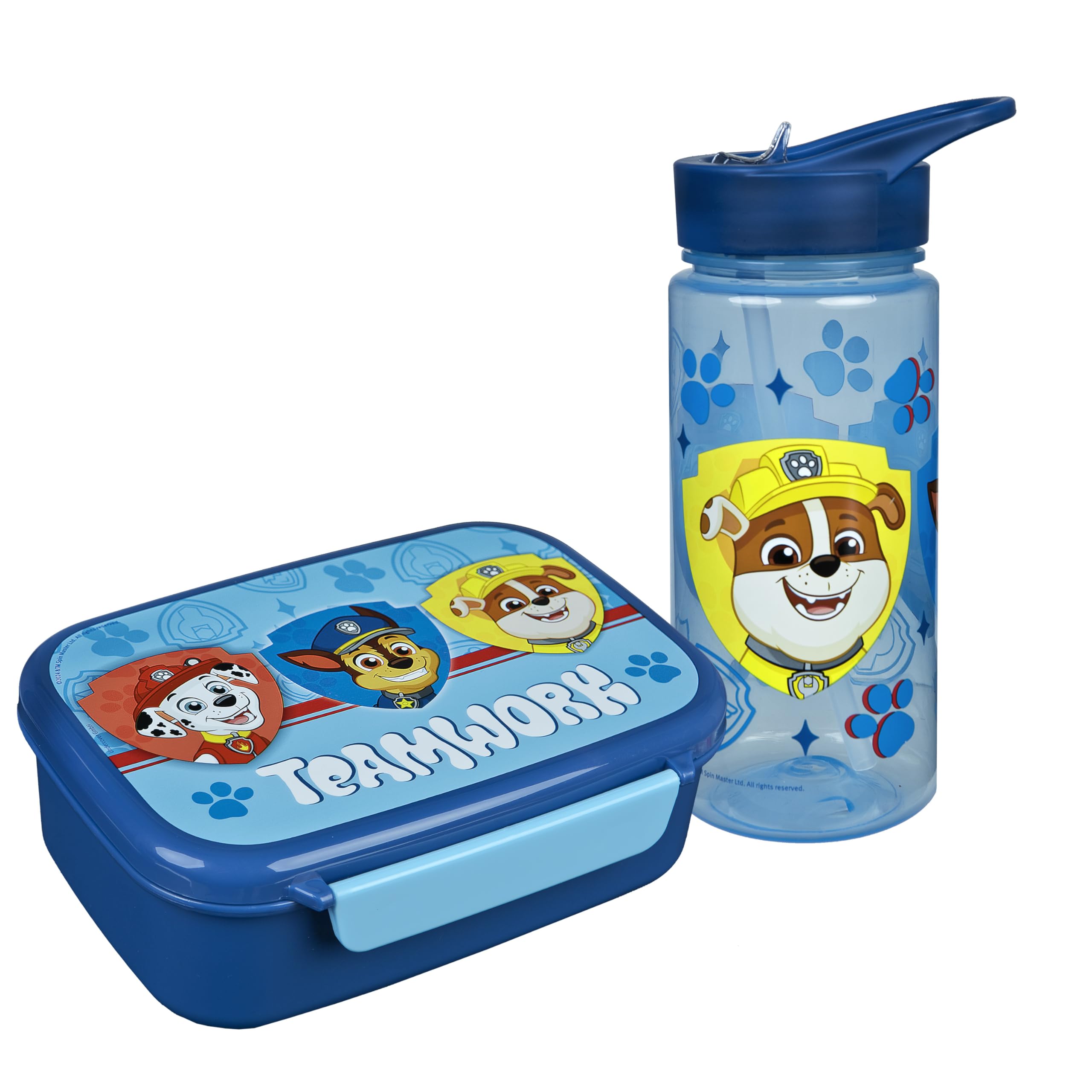 Set Pranzo Scooli Paw Patrol Per Bambini - Cestino E Borraccia, Senza BPA, Ideale Per Scuola E Asilo