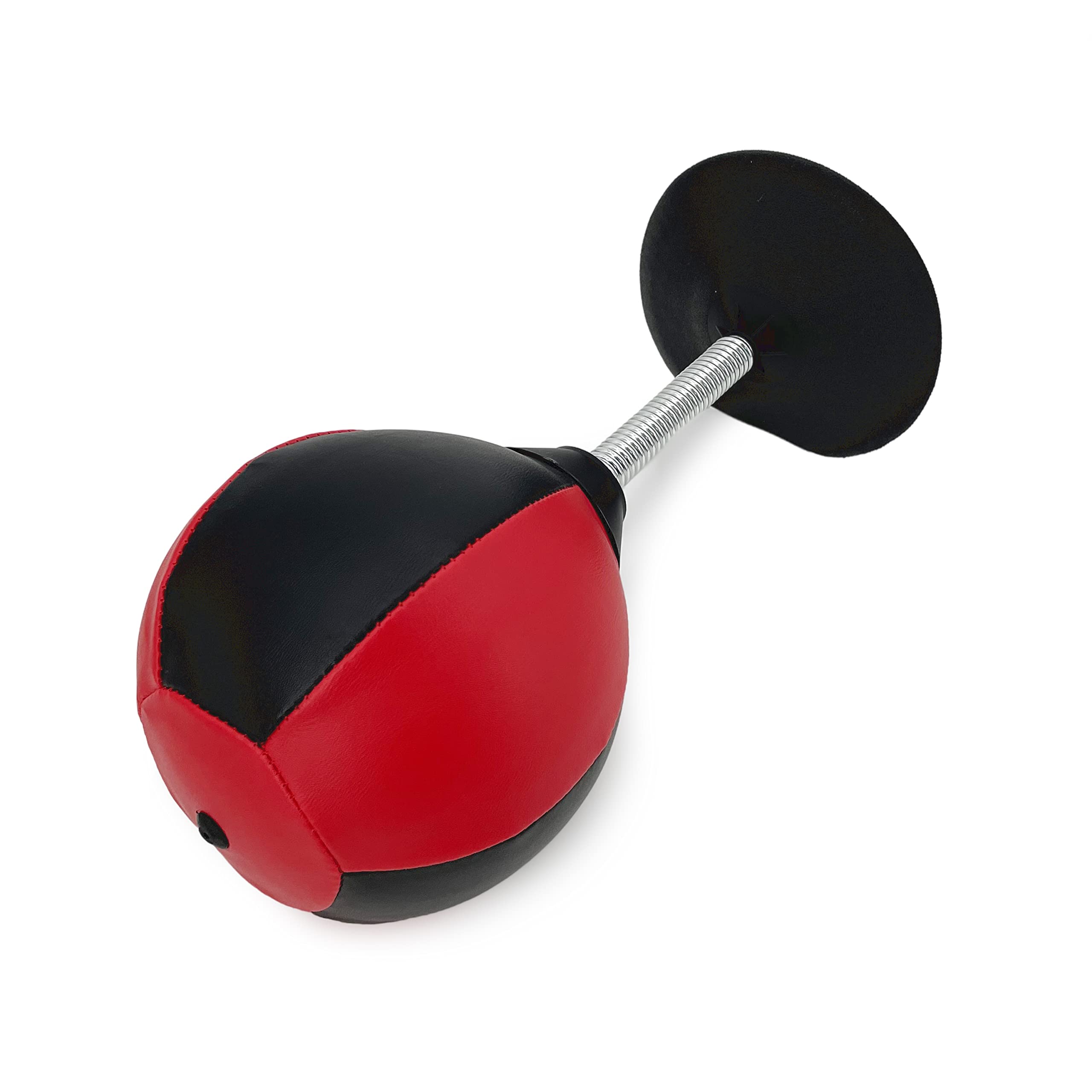 Alephnull Desk Punching Ball Stress Buster with Suction Cup for Office Home Speed and Reaction Training (Black+Red) - Image 4