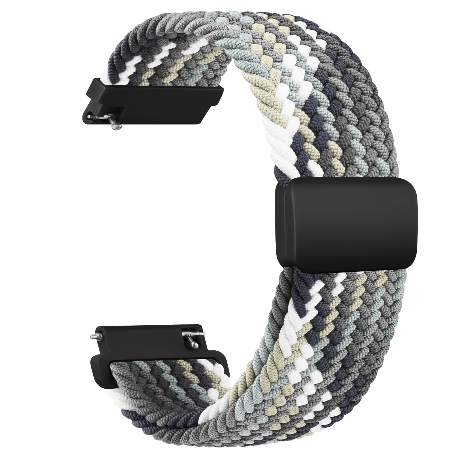 Tobfit Soft Magnet Nylon Watch Strap Compatible for Samsung Galaxy Watch 4/4 Classic (Watch Not Included), 20mm Smartwatch Nylon Single Loop Woven Band Straps for Men & Women (Chocolate) (B0D9B3FYV6) Amazon Price History, Amazon Price Tracker