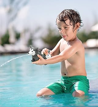Amazon.com: DolliBu Wolf Bath Buddy Squirter – Floating Wolf