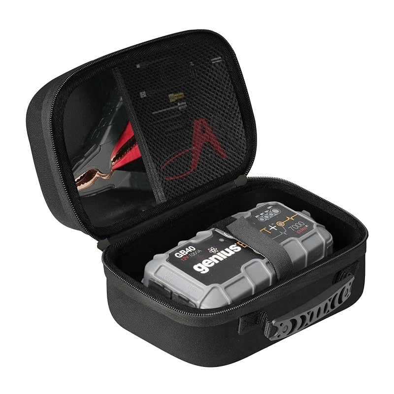 Capa de Proteção em EVA sarlar para Booster de Partida NOCO GB20, GB40, GBX45, GB50 e GB70, 20,8 x 11,9 x 8,9 cm, Modelo RJS
