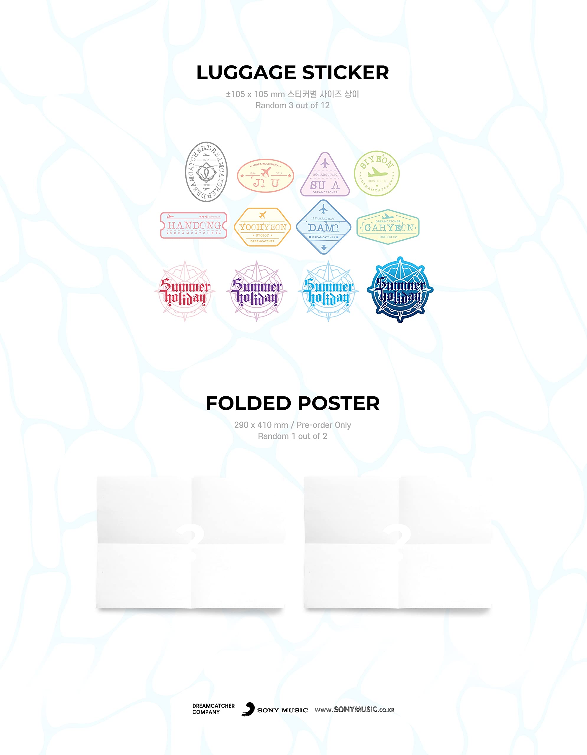 Dreamcatcher POP UP限定 バインダー Dream Catcher - [Summer Holiday] [Full Set ver.] Album+BolsVos K