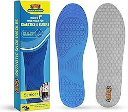 BEAR GRIPS Orthotic Shoe Insoles for Diabetics & Elderly – Gel Cushioning, Pain Relief & Fall Prevention – Senior+ Insoles | Men & Women | UK Size 9 to 12