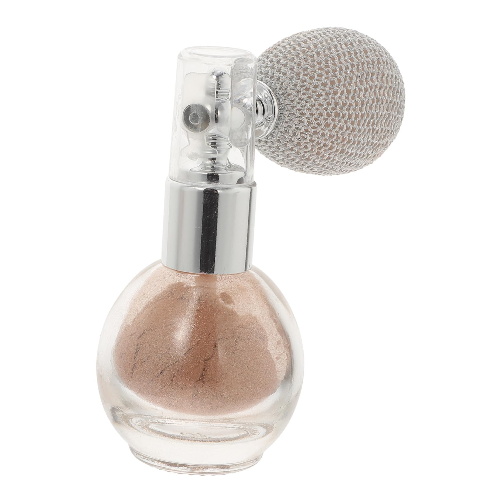 minkissy Body Powder Spray Highlighter Spray Makeup Iluminador De Maquillaje Loose Powder Glitter Makeup Glitter Spray for Face Women Highlighter Spray Body Shimmer Spray Plastic