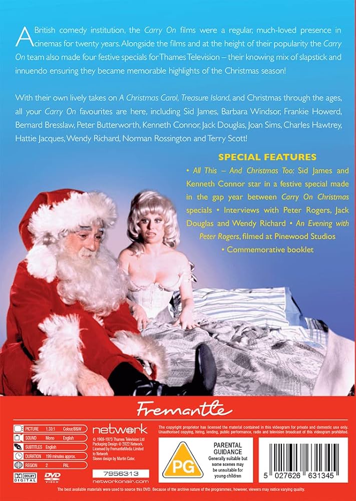 (未使用･未開封品)Carry on Christmas [DVD] Carry On Christmas [DVD]: Amazon.co.uk: Sidney James