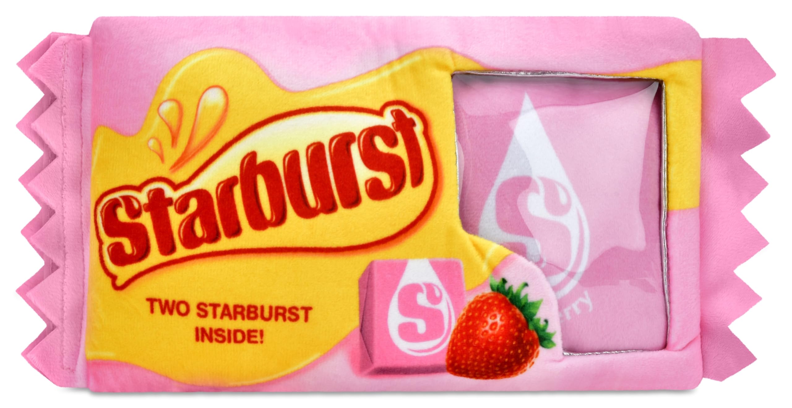 iscream Starburst Package 10.75" x 4.75" Pillow Set with Two Mini Starburst Candy Pillows