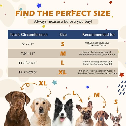 Miniatura 7 de IEUUMLER Collar inflable de recuperación para perro, cono protector en forma de dona, collar suave ajustable para perros y gatos después de la