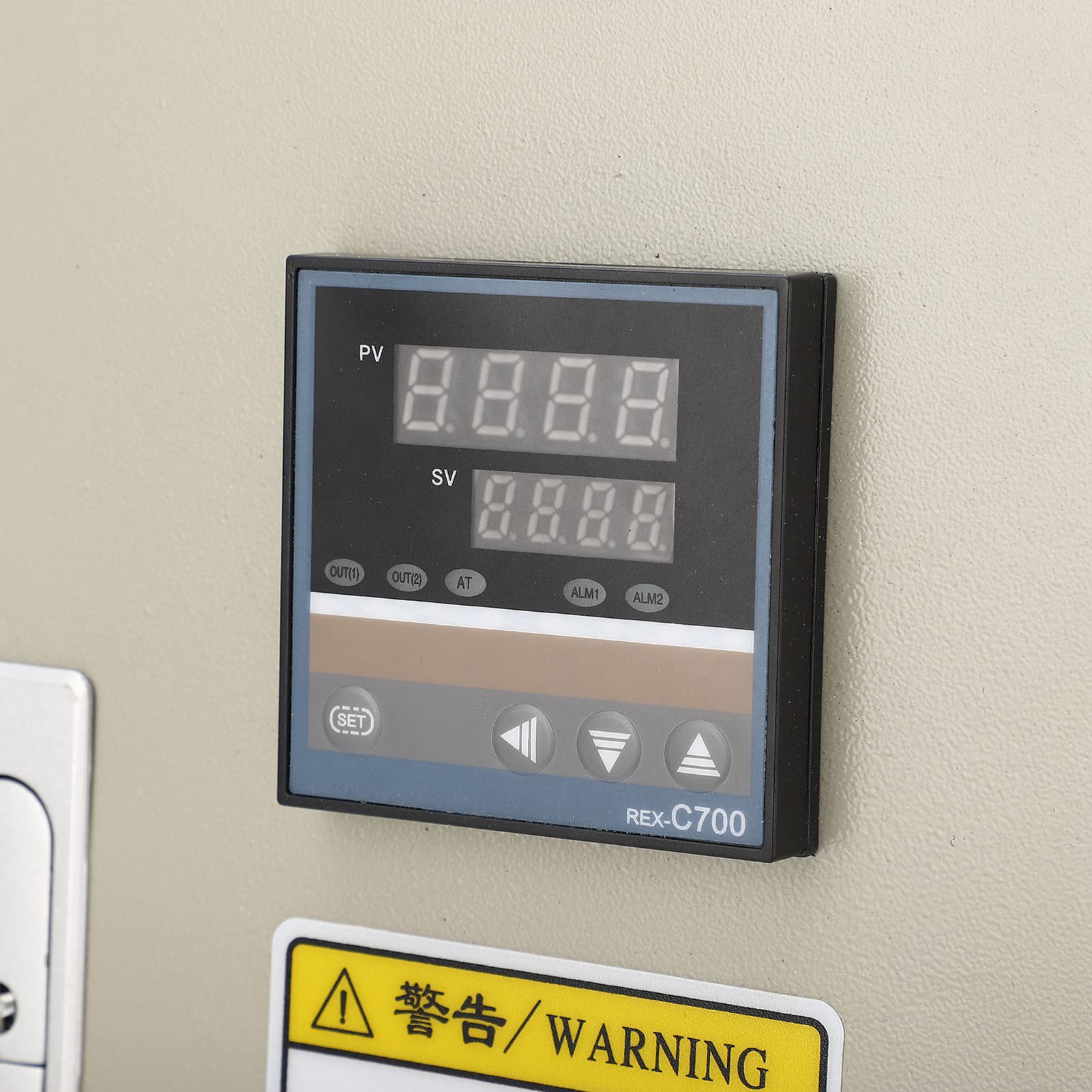 KIMISS Controlador de Temperatura PID con Termopar K, Caja de Control de Termostato Digital para Aplicaciones Industriales, 380VAC, Potencia 15KW