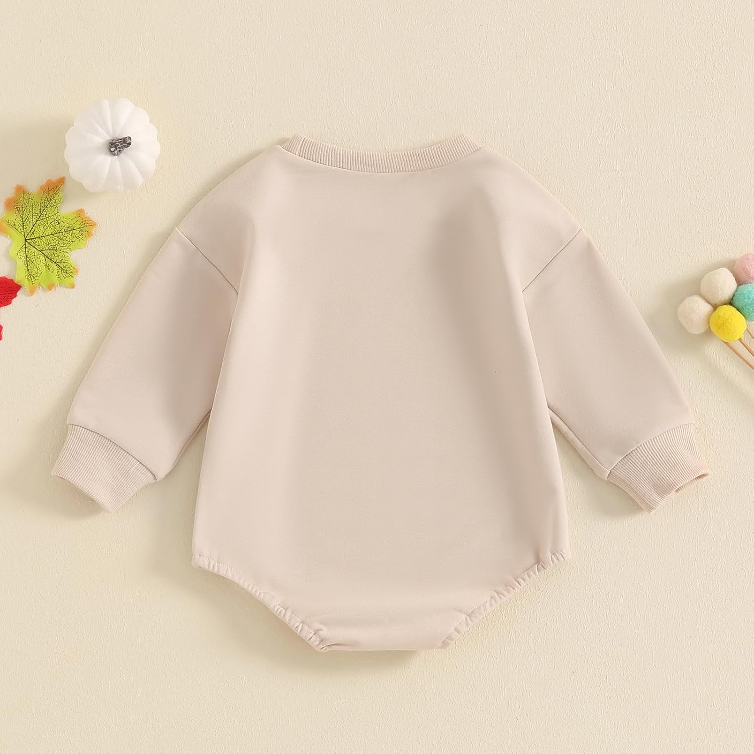 Halloween Newborn Baby Girl Boy Clothes Pumpkin Print Sweatshirt Romper Infant Long Sleeve Fall Winter Outfit - Image 6