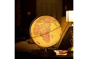 Illuminated World Globe for Adults & Kids