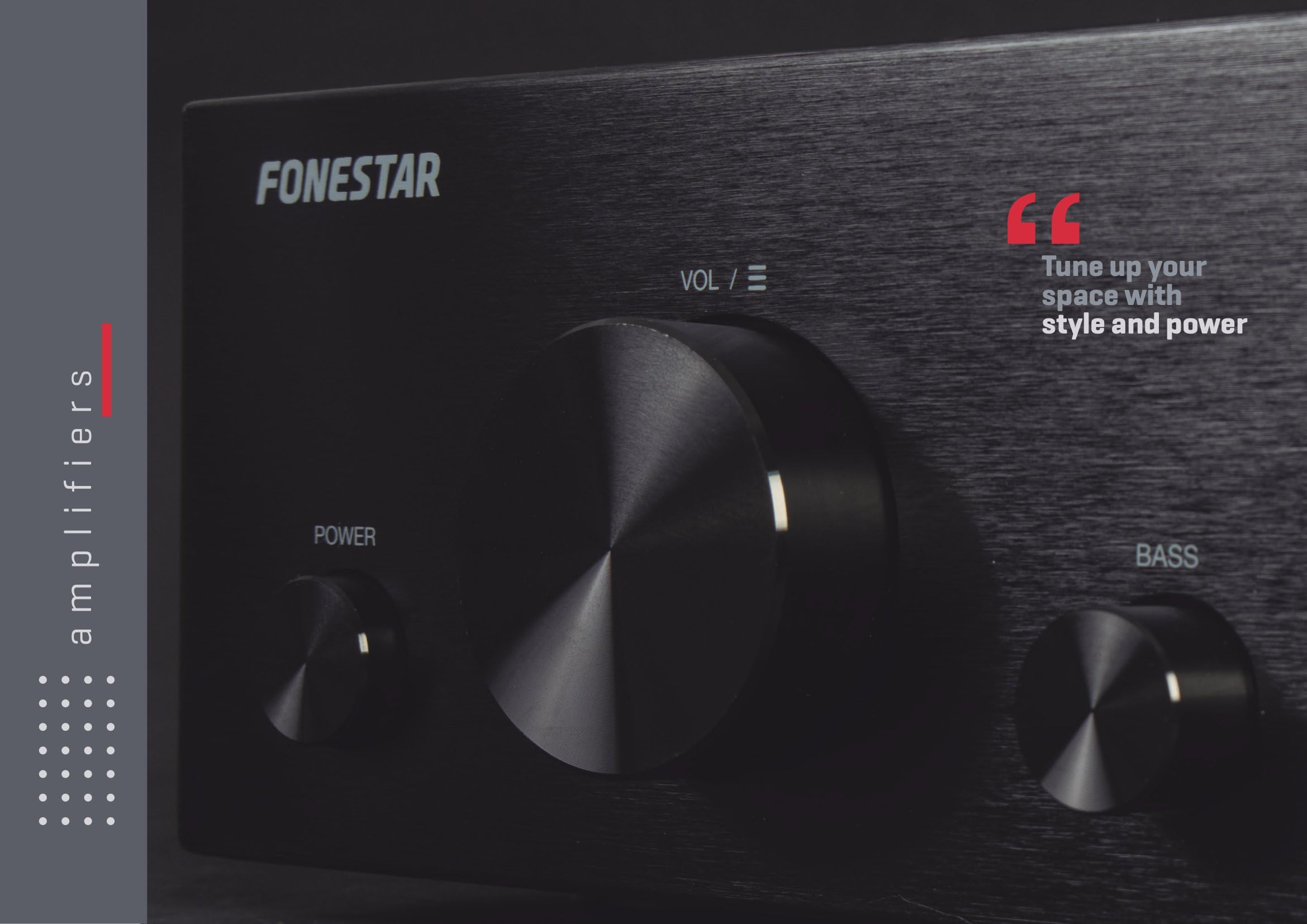 Amplificador Estéreo Bluetooth®/USB/FM