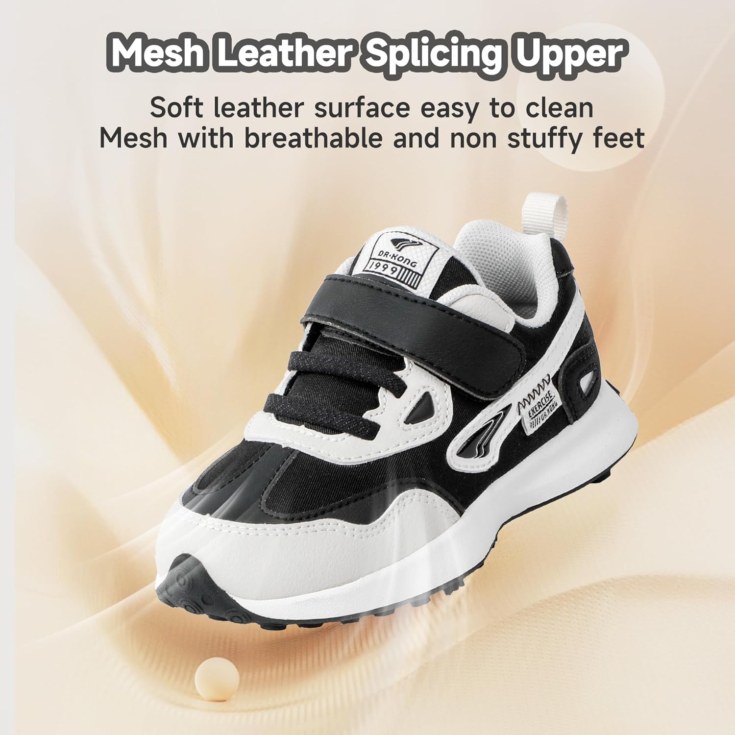 Dr Kong Toddler Shoes Kids Shoes for Boys and Girls Lightweight Durable Casual Athletic Kids Sneakers for Toddlers and Little Kids