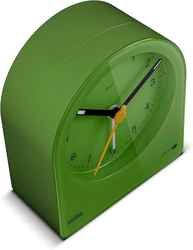 Miniatura 7 de Braun Reloj despertador analógico clásico con repetición y retroiluminación continua, movimiento de cuarzo silencioso, esfera fácil de leer, alarma