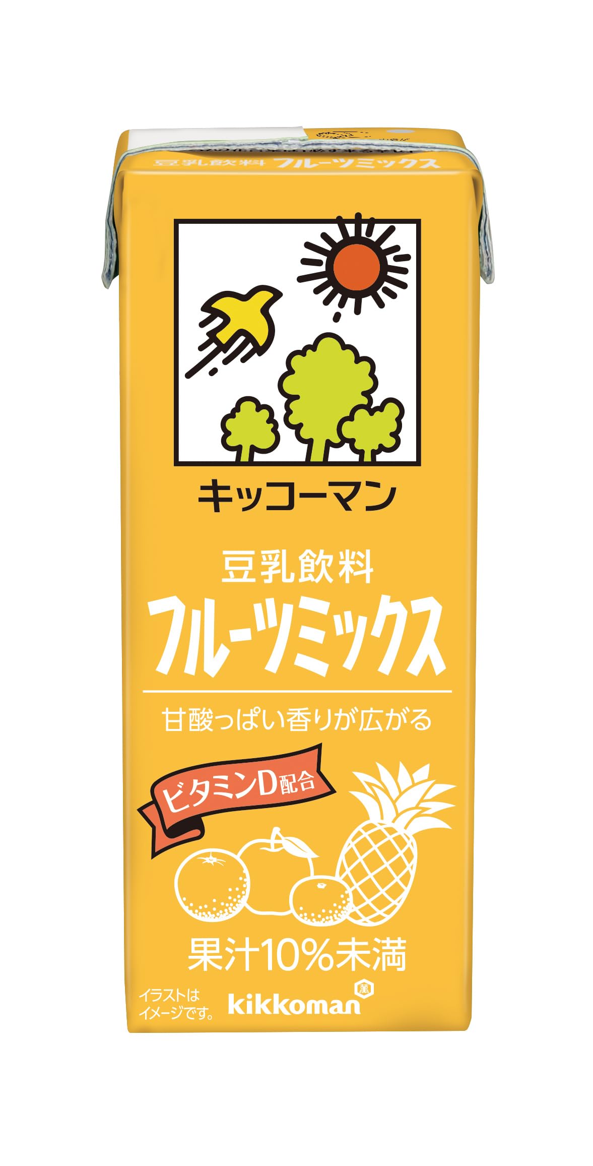 キッコーマン 豆乳飲料 フルーツミックス 200ml ×18本