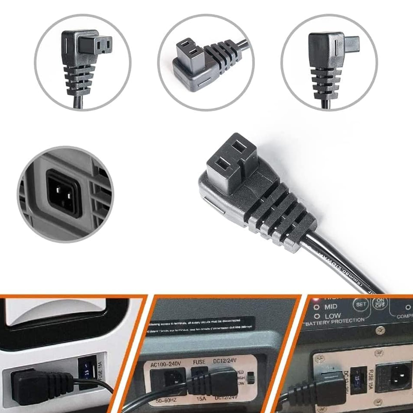 12V Câble Pour Glacière De Voiture Câble D'extension Voiture Glacière à