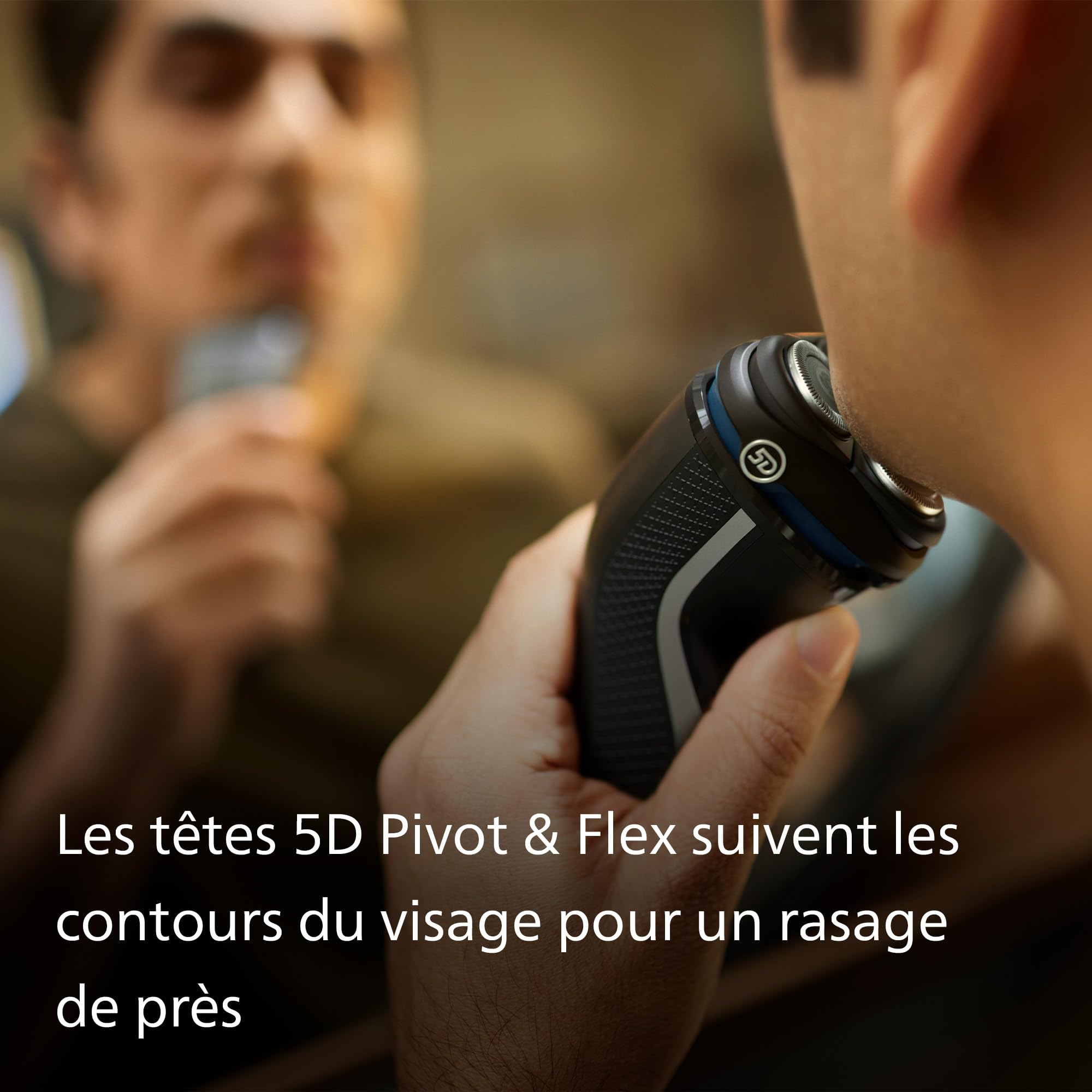Philips Electric Shaver Series 3000 - rasoir électrique Wet & Dry pour hommes avec technologie SkinProtect, couleur Noir, tondeuse rétractable, rasoir sans fil avec housse de voyage (modèle S3241/12)