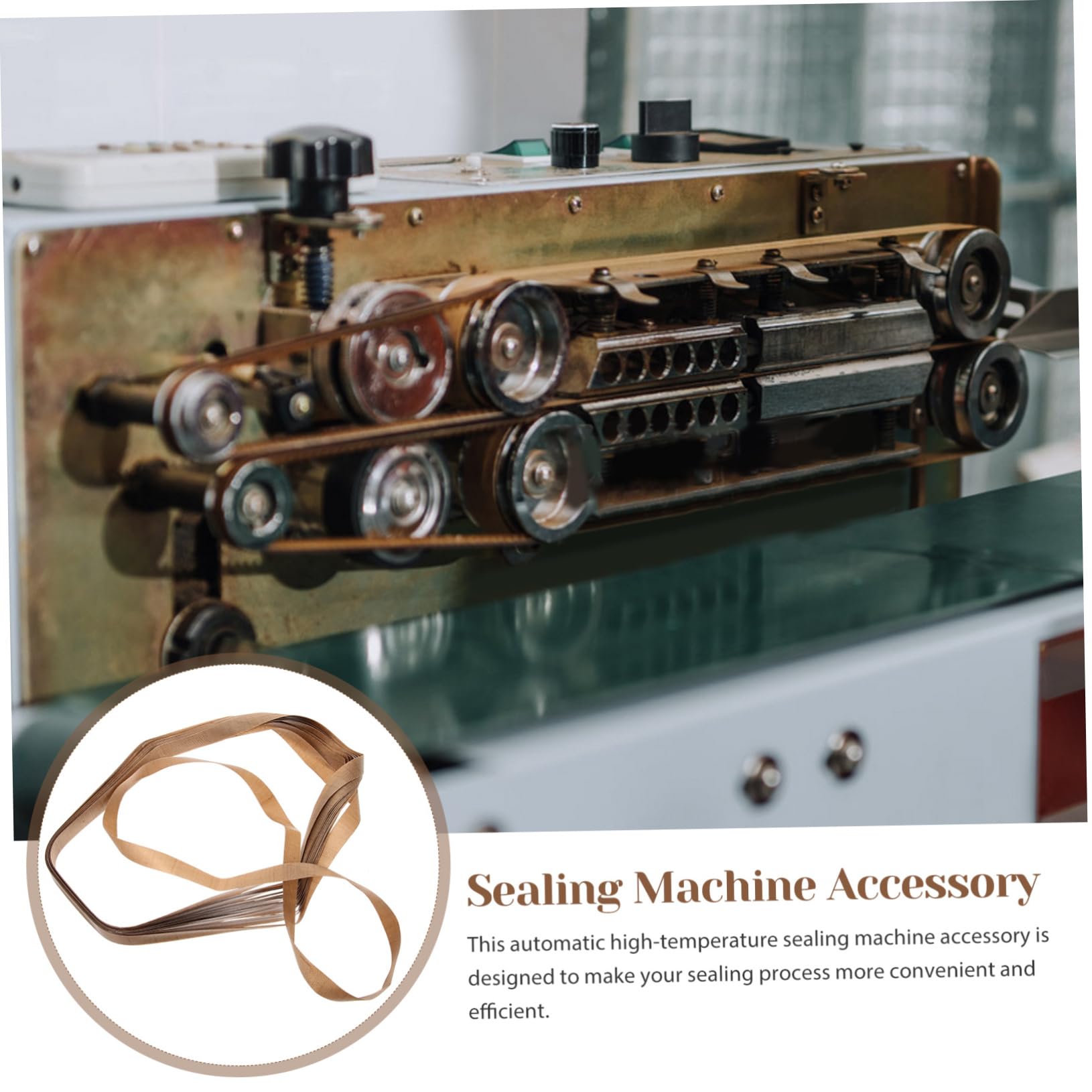 OFFSCH Sealing Machine Belt 20pcs Heat Sealing Strips Insulation Tape for Sealing Seamless Band Sealer Heat Sealing Machine Accessory