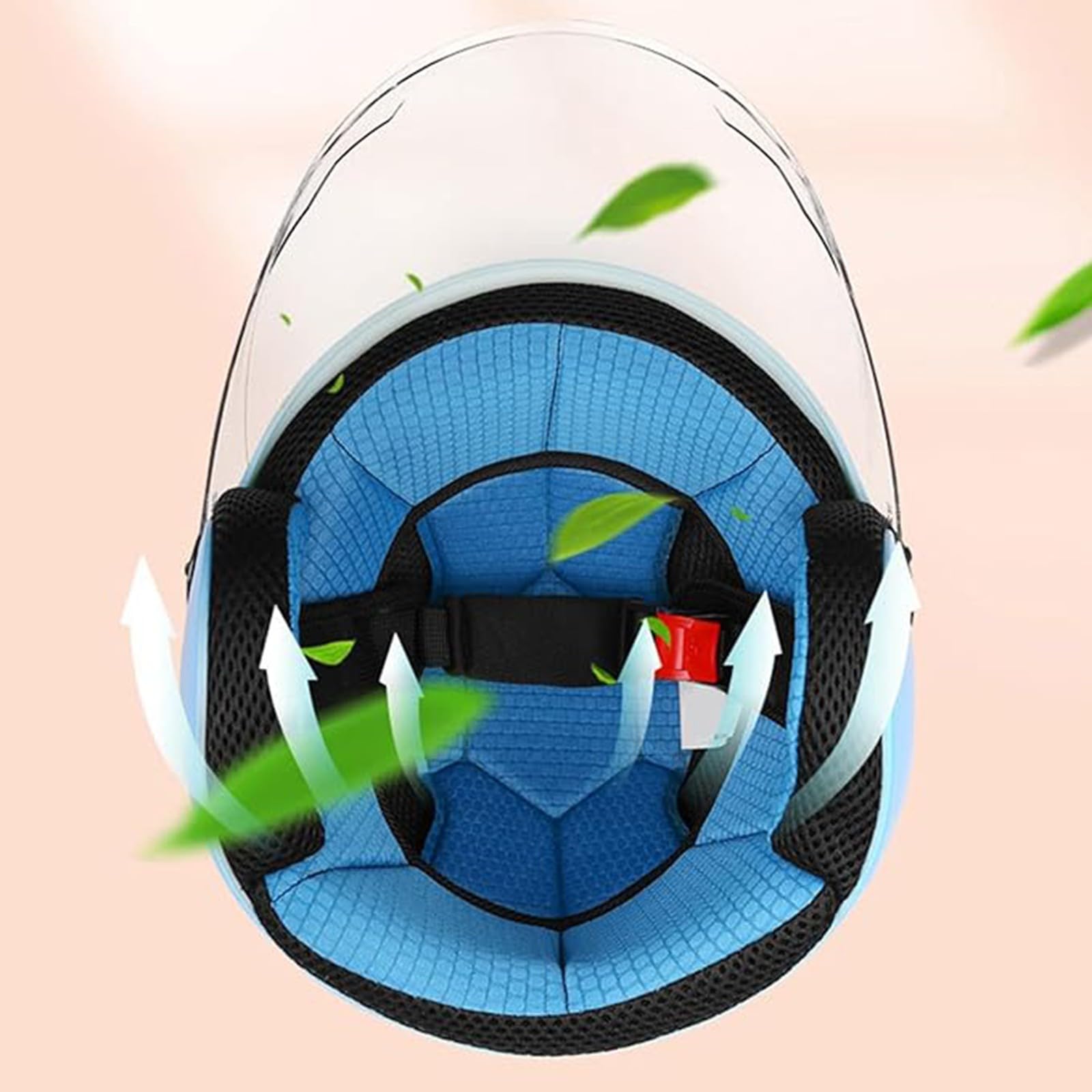 Casco Moto Jet Per Bambini Con Visiera Casco Moto Mezza Faccia 3/4 Casco Per Ragazzi E Ragazze Ciclomotorecaschi 3-14 Anni Omologato ECE D,48-55CM