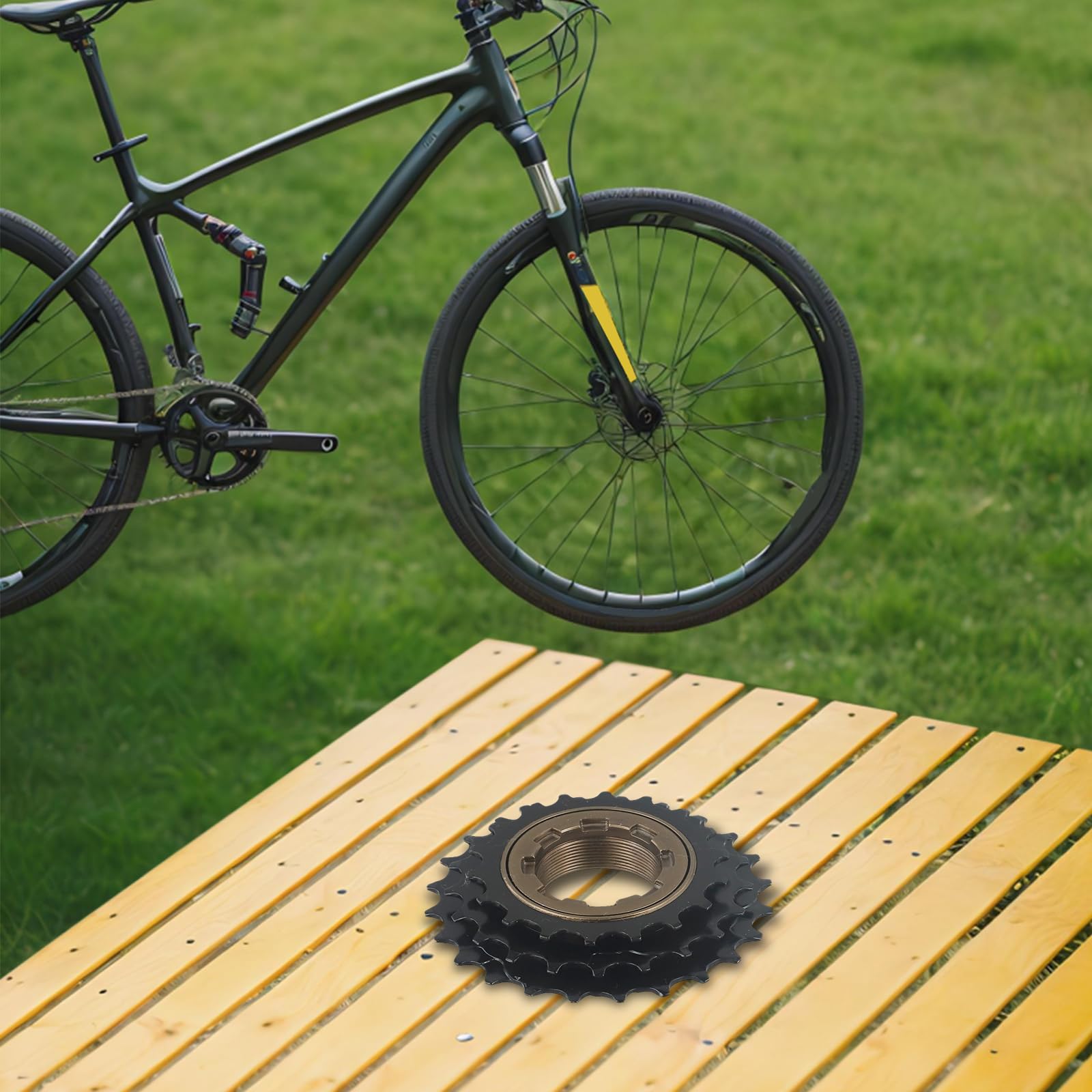 Ruota libera per bici, 3 velocità 118-21-24T cassetta pignone in acciaio per bicicletta ruota libera pignone accessori per biciclette