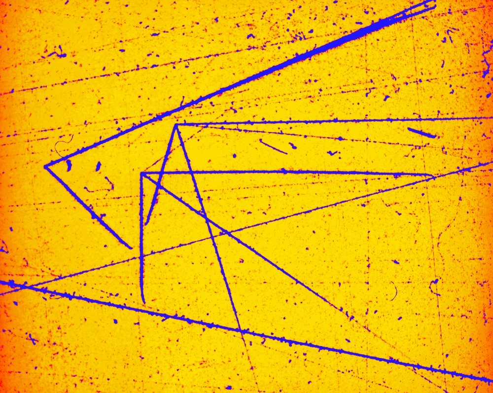 Nuclear Particle Tracks Poster Print by Science Source (36 x 24)