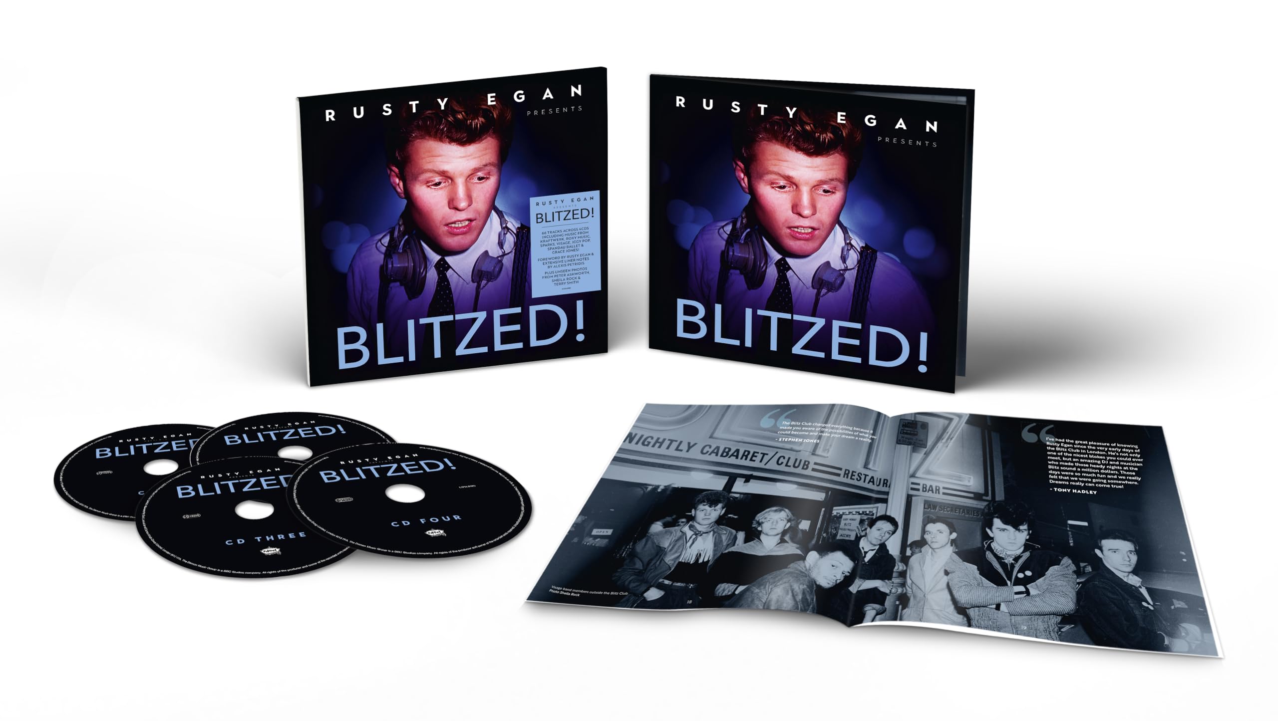 Rusty Egan: Presents… Blitzed! Deluxe Packaging