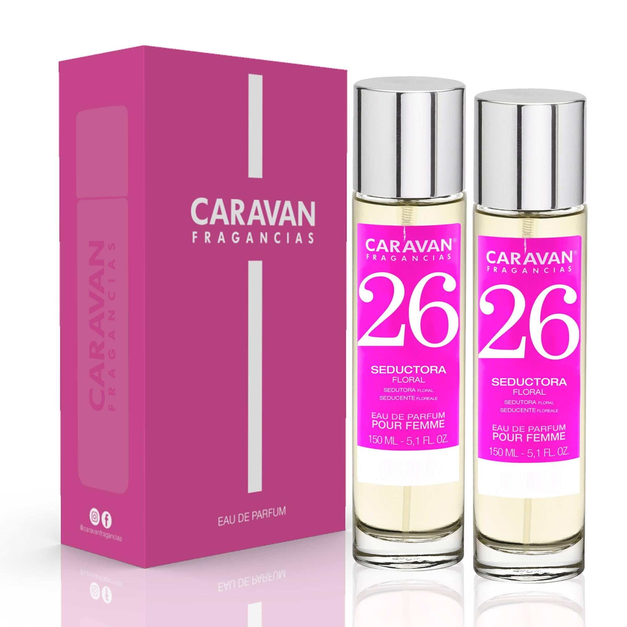 CARAVAN FRAGANCIAS - CAJA DE REGALO con 2 Perfumes Nº26 de 150 ml, para mujer
