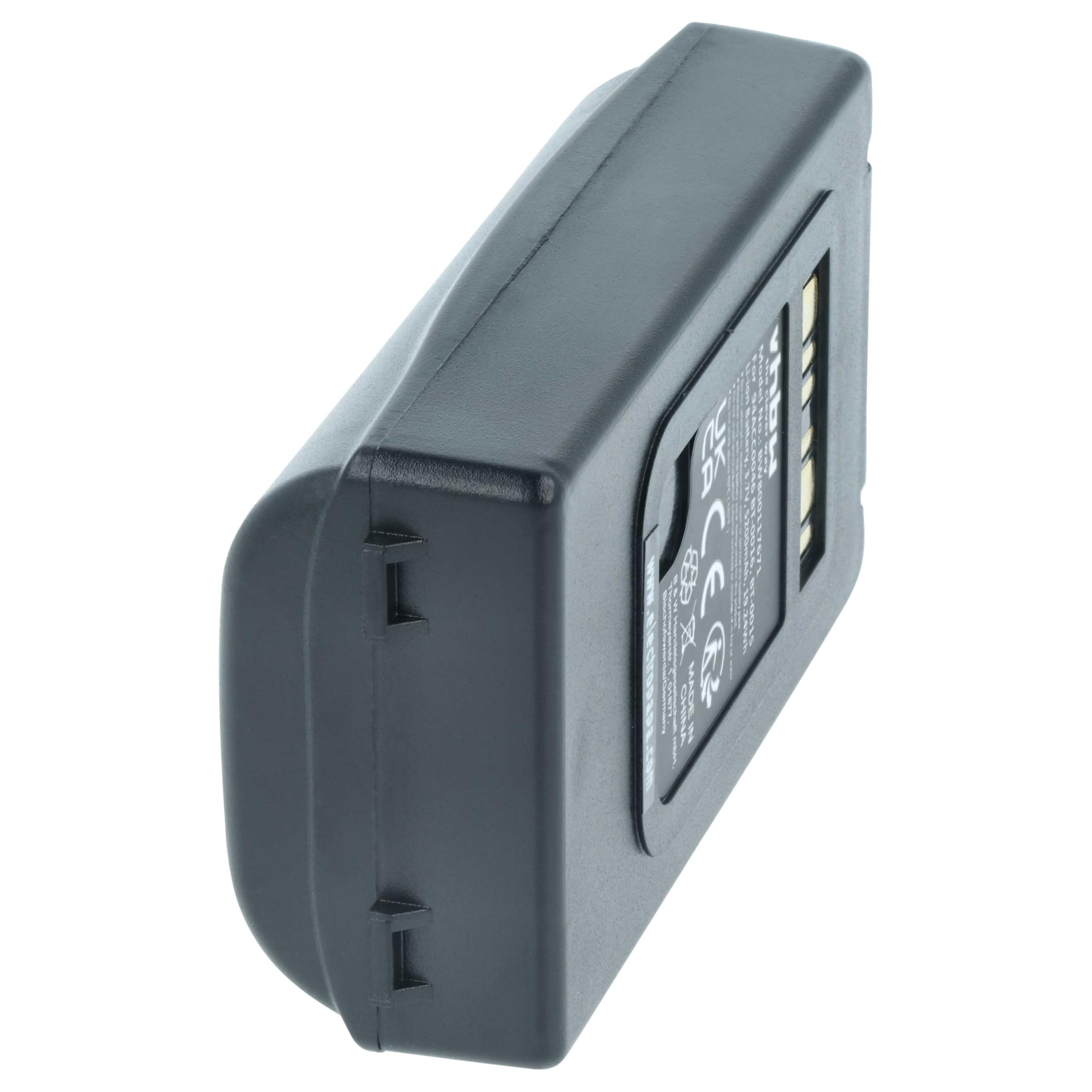 vhbw 5x batteria compatibile con Datalogic Skorpio X4, Skorpio X3 lettore di codici a barre, POS (5200mAh, 3,7V, Li-Ion)