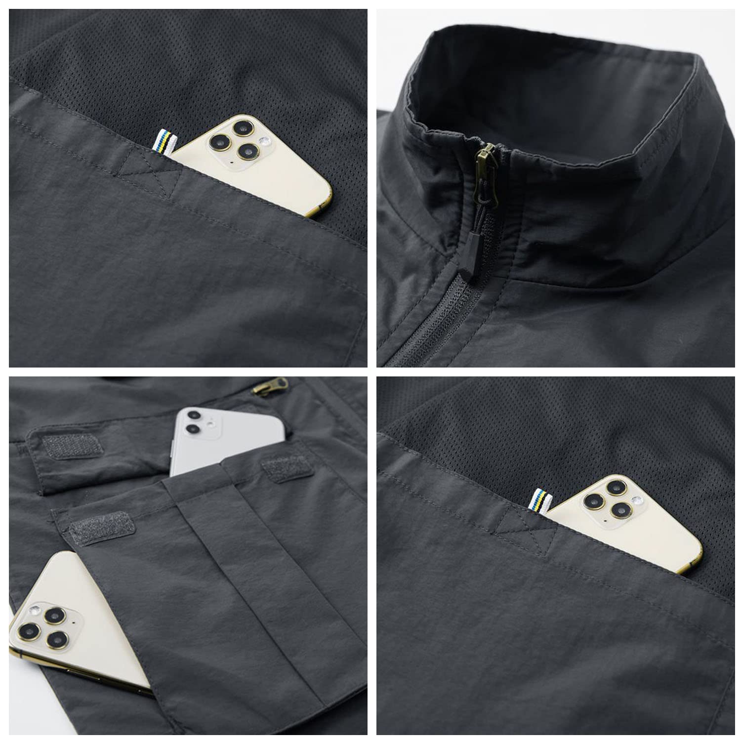 Chaleco De Hombre Sin Mangas Multi-Bolsillo Chaleco De Pesca Al Aire Libre Fotografía Chaleco Suelto Chaqueta Casual Transpirable Práctico Chaleco
