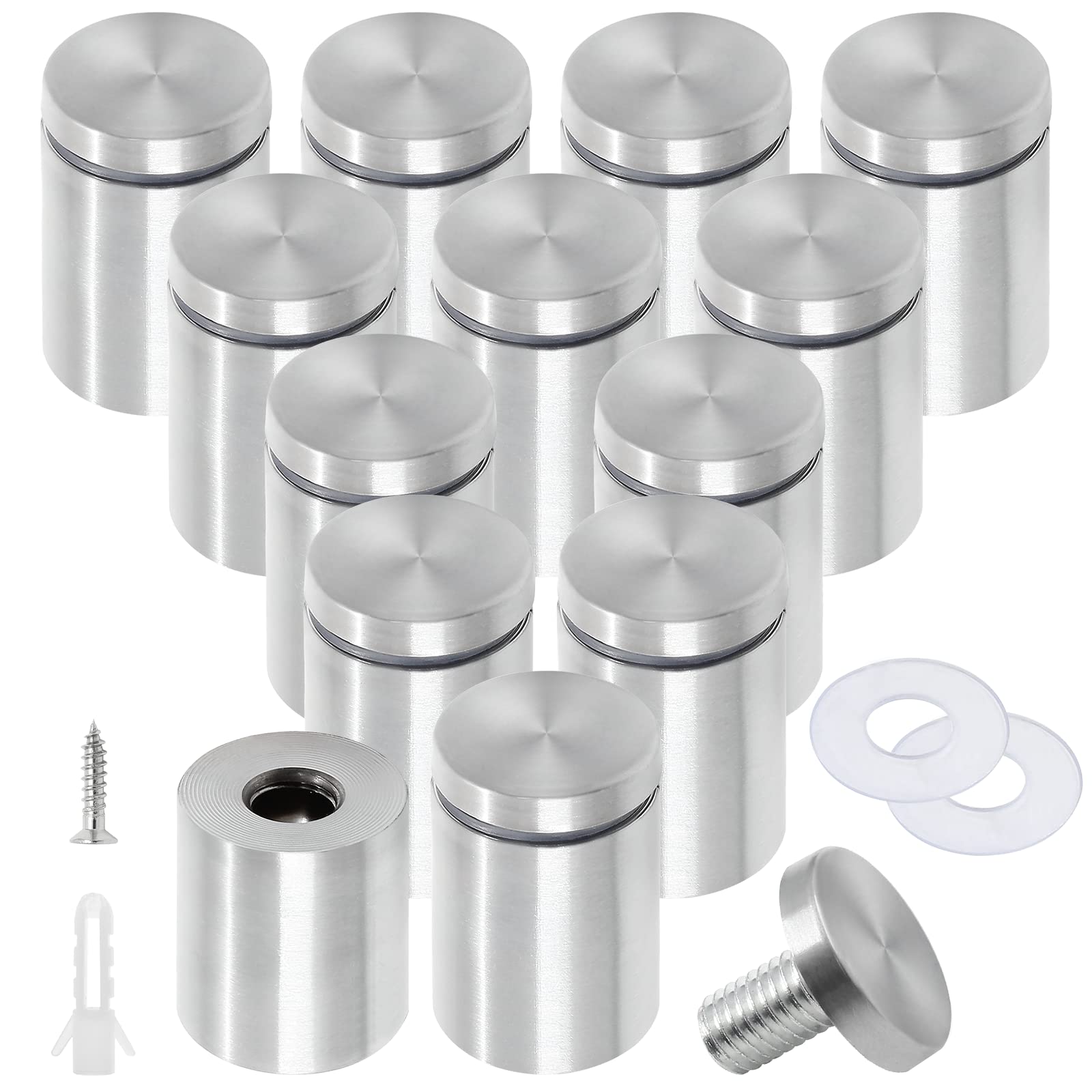Luomorgo Stainless Steel Standoff Screws, 1/2" x 1", Gold, 12 Pcs — Amazon image 12