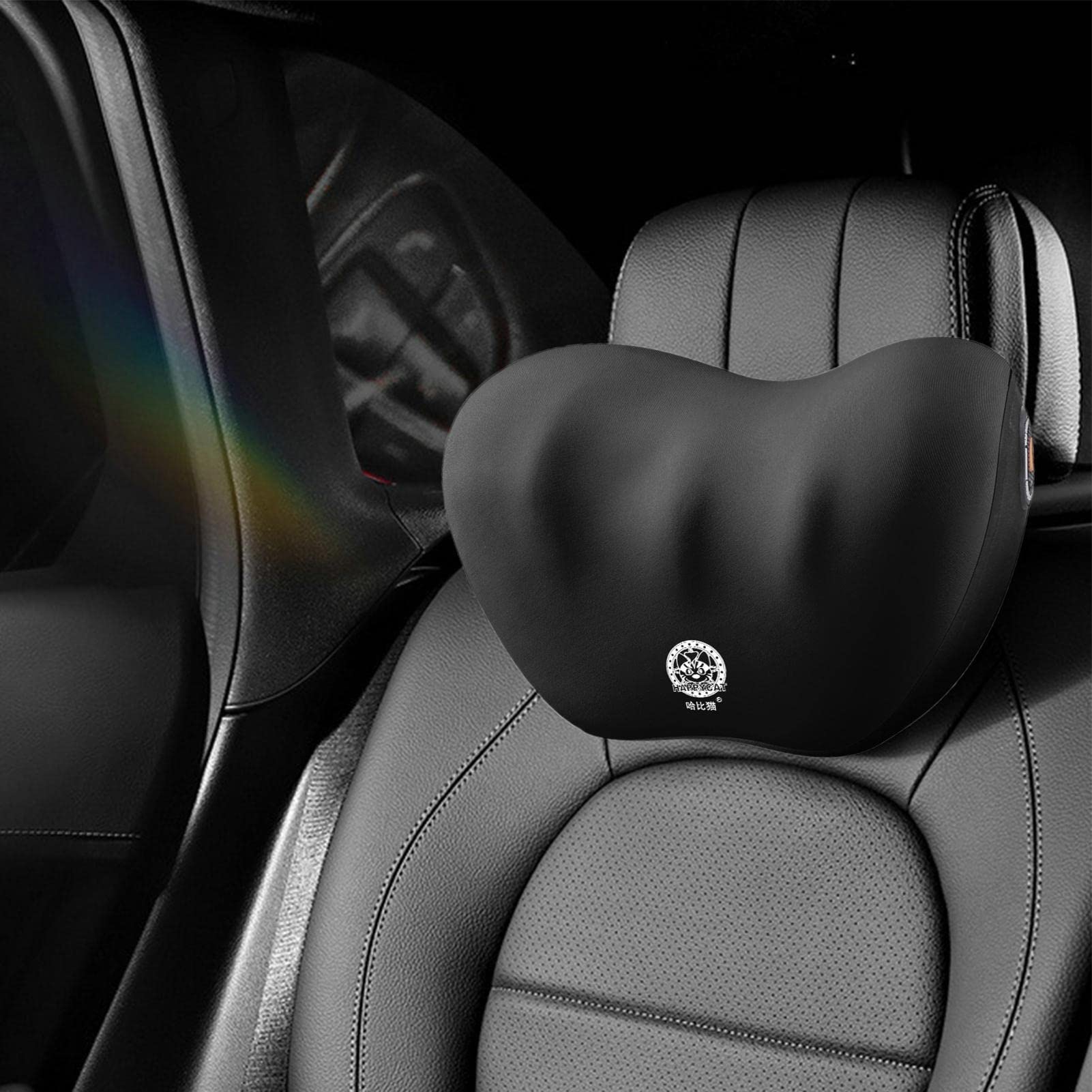 Cuscino per Il Collo dell'auto per la Guida, Supporto per Il Collo dell'auto per Il Sedile di Guida, Supporto Lombare per poggiatesta in Memory Foam, Cuscino per poggiatesta per Auto per Supporto ce