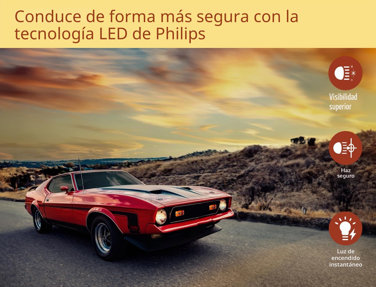 Philips Ultinon Classic lámpara LED para faros de coche (H11), luz blanca cálida de 3.500K, color de luz halógena, 80% más de brillo, lámpara LED de fácil ajuste, juego de 2
