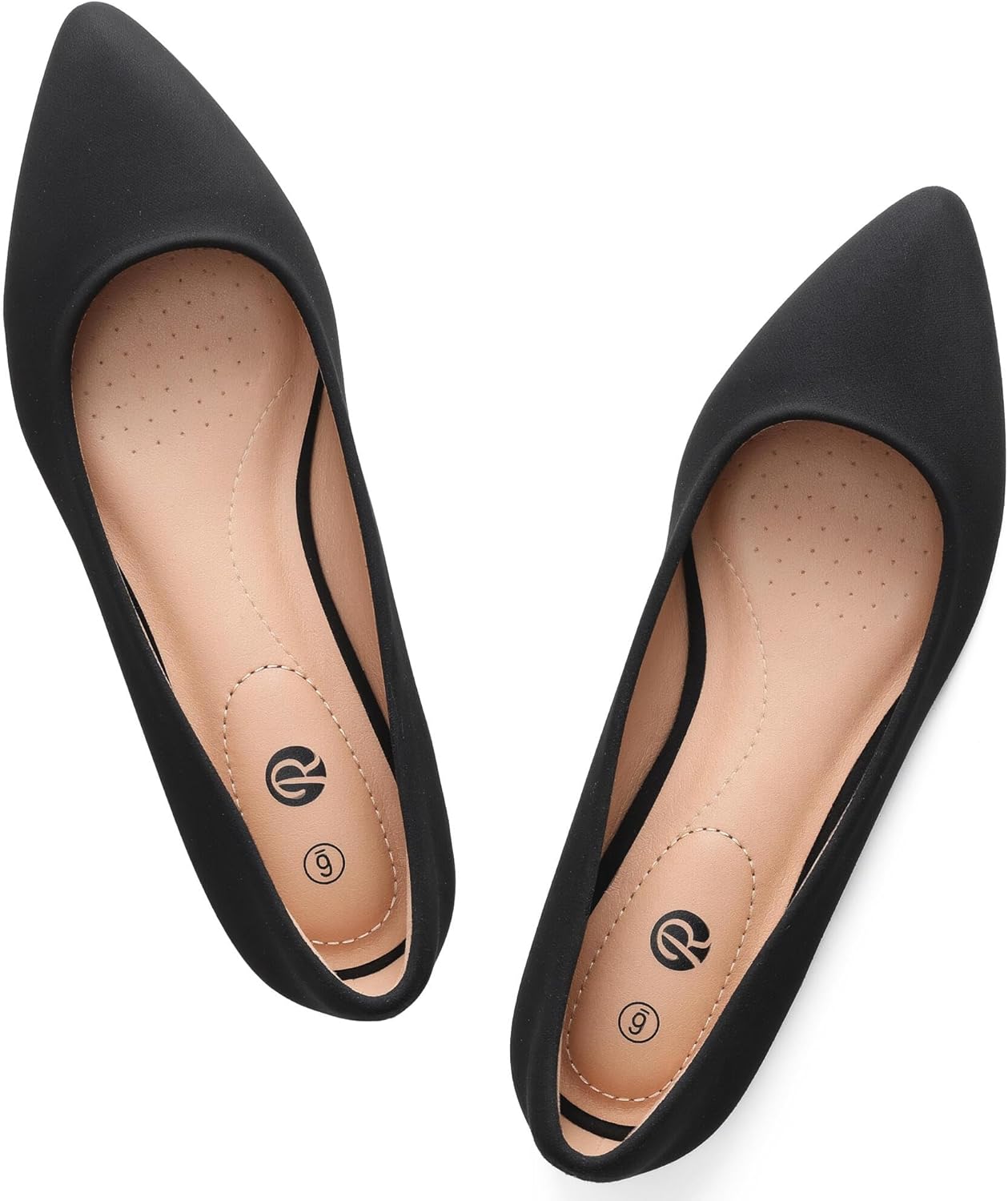 Rekayla Women’s Flats Classic Pointed Toe Ballet Flats Shoes for Women Comfortable Slip On Dress Shoes for Work Office Casual Daily Wear Flat