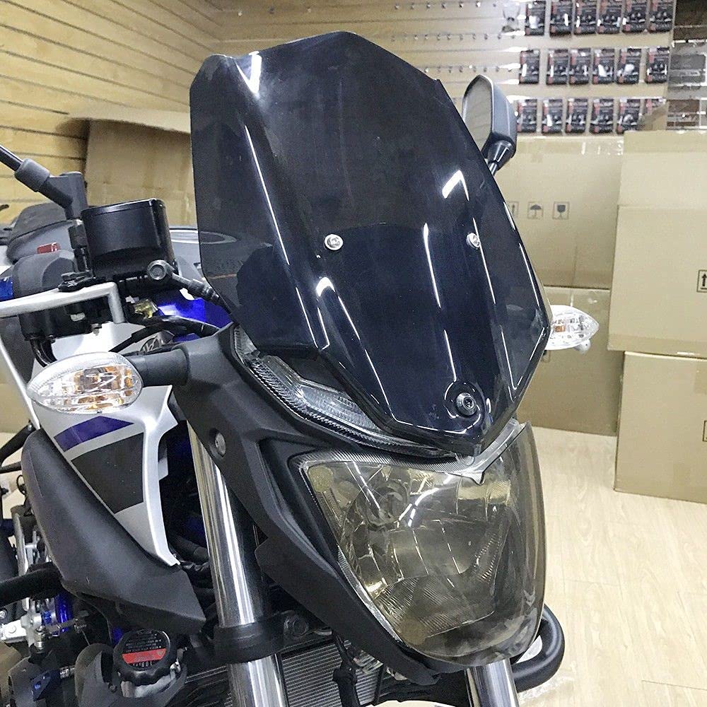 Szyba motocyklowa przednia W Uchwyt montażowy Przepływ