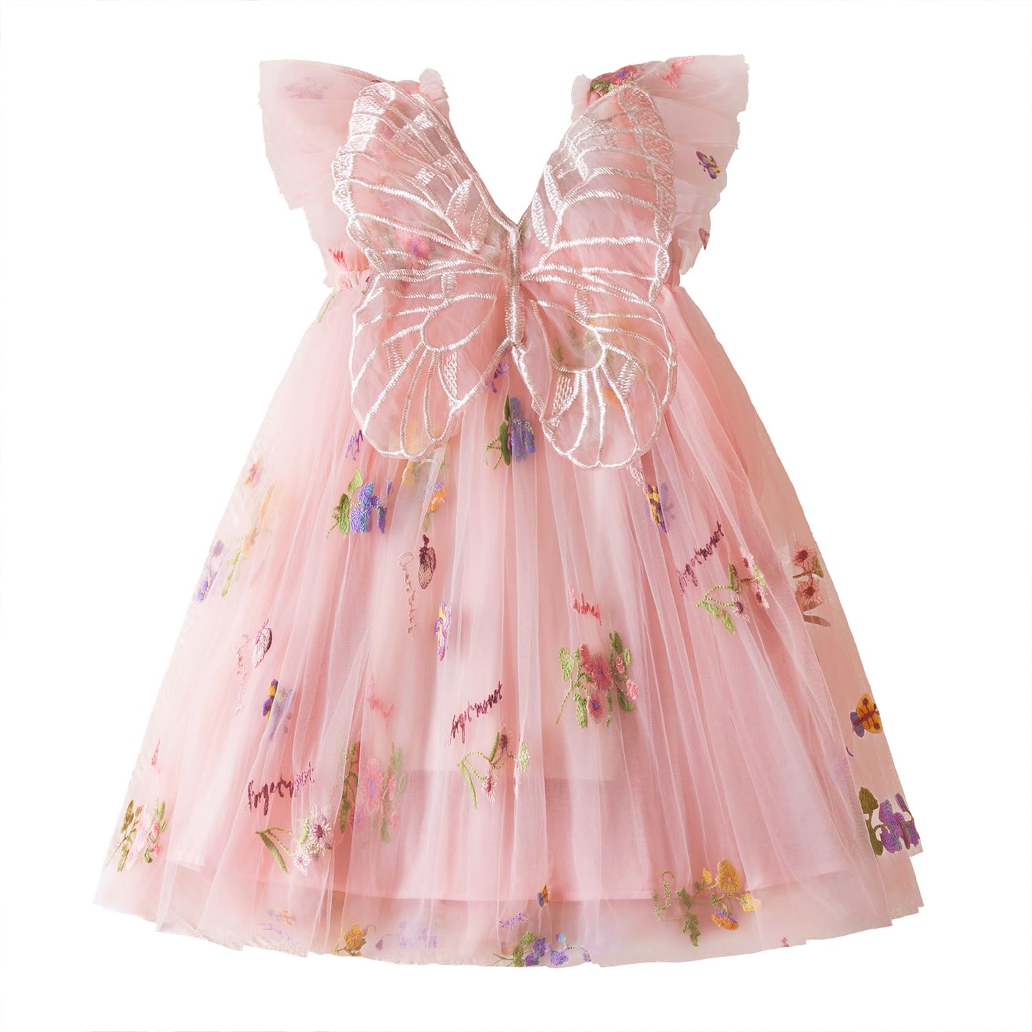 NNJXDBaby Girl Tulle Dress Casaul Summer Strap Sleeveless Dresses
