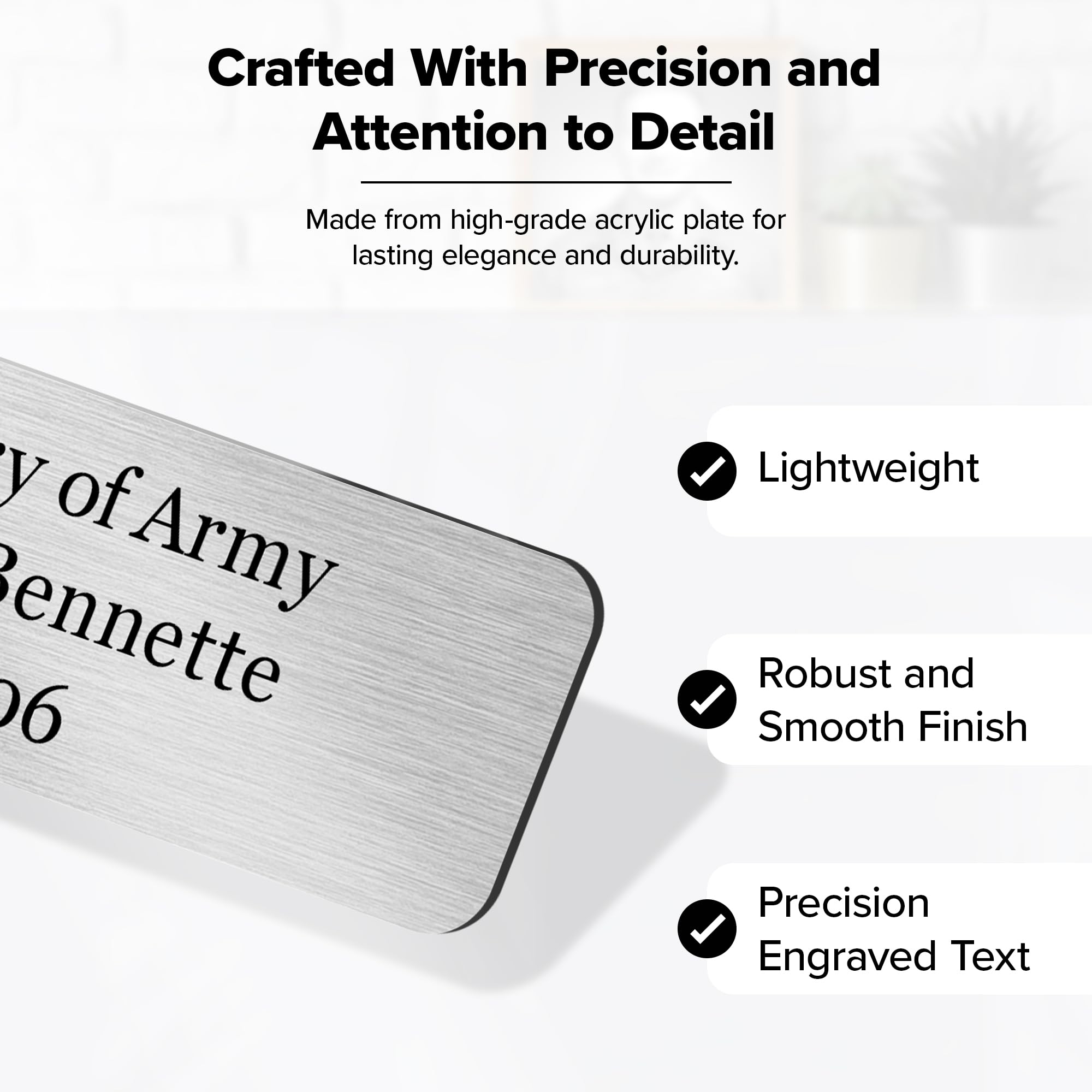 Size:3 W X 1 H, Custom Bronze Engraved Metal Seychelles - View #12