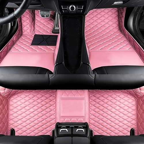 Alfombrillas de automóvil personalizadas para automóvil, piel sintética impermeable, cobertura completa para la mayoría de los automóviles, SUV y